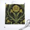 Yellow Floral Green Botanical Flowers Art Deco Arts And Crafts Wildflowers Spring Summer Custom Printed Fabric by Spoonflower Various Fabrics by the Yard or Fat Quarter